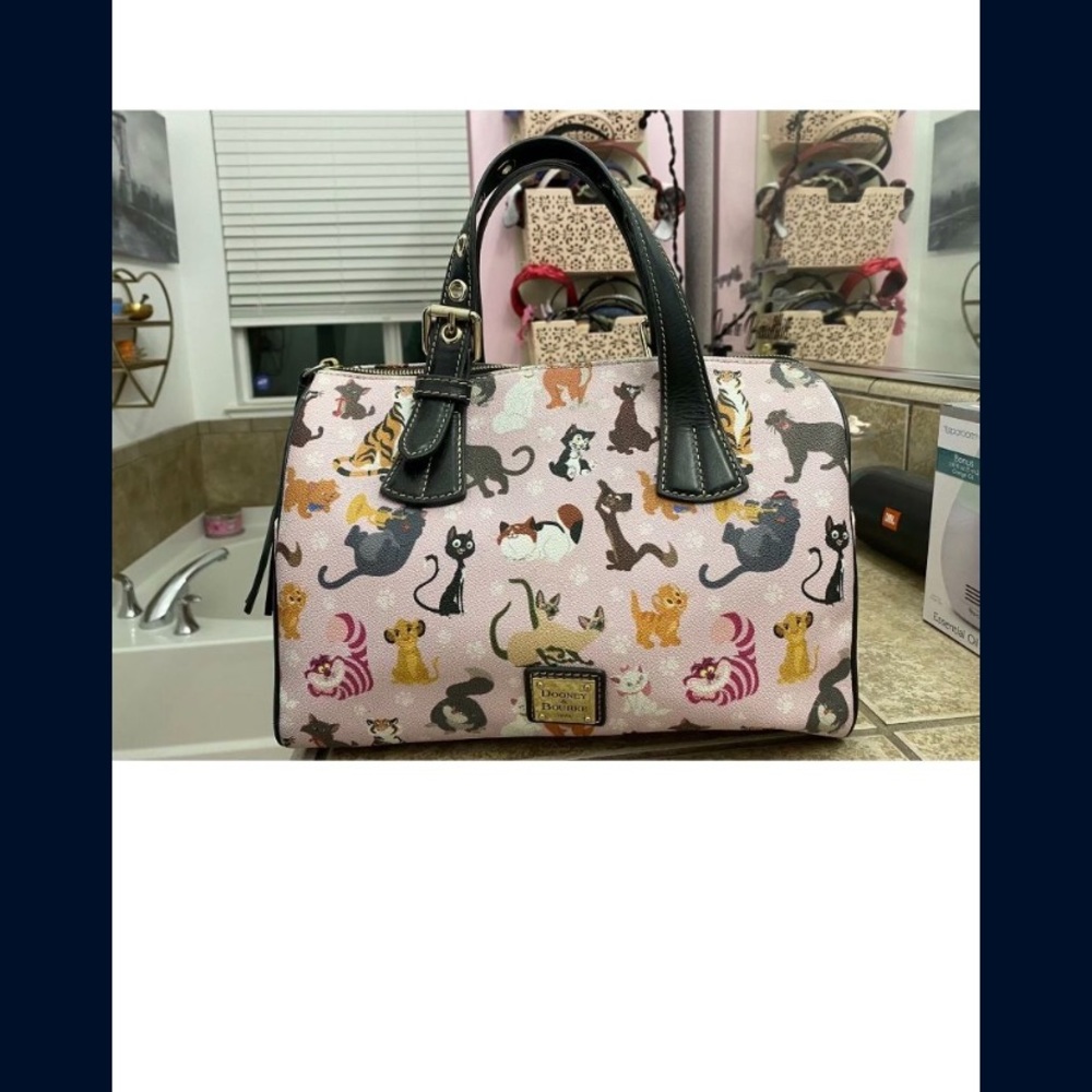 Dooney & Bourke Disney Cats Satchel Crossbody Shoulder Hand Bag Purse